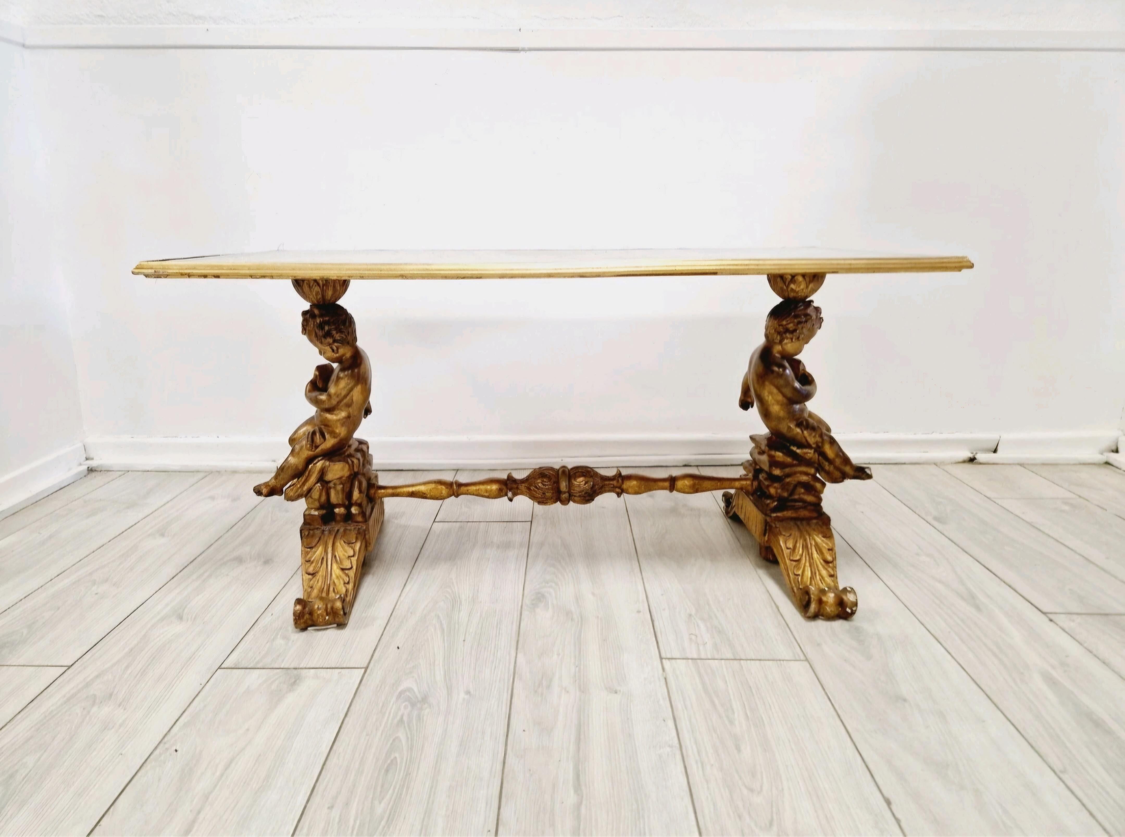 Antique Italian Baroque Coffee Table For Sale 4