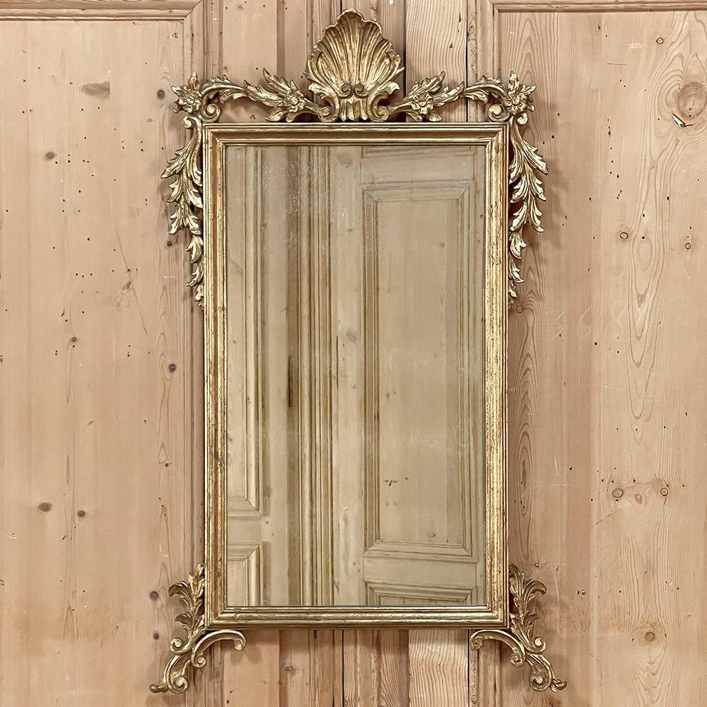Antiker italienischer Barock-Giltwood-Spiegel (Neobarock) im Angebot