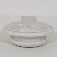 Antique Italian Baroque Marble Holy Water Font, Stoup, Circa 1750