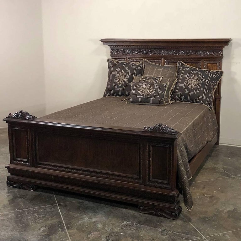 Antique Italian Baroque Walnut Queen Bed At 1stdibs Antique Italian Baroque Walnut Queen Bed Was Designed To Provide A Stunning Hand Carved Framework