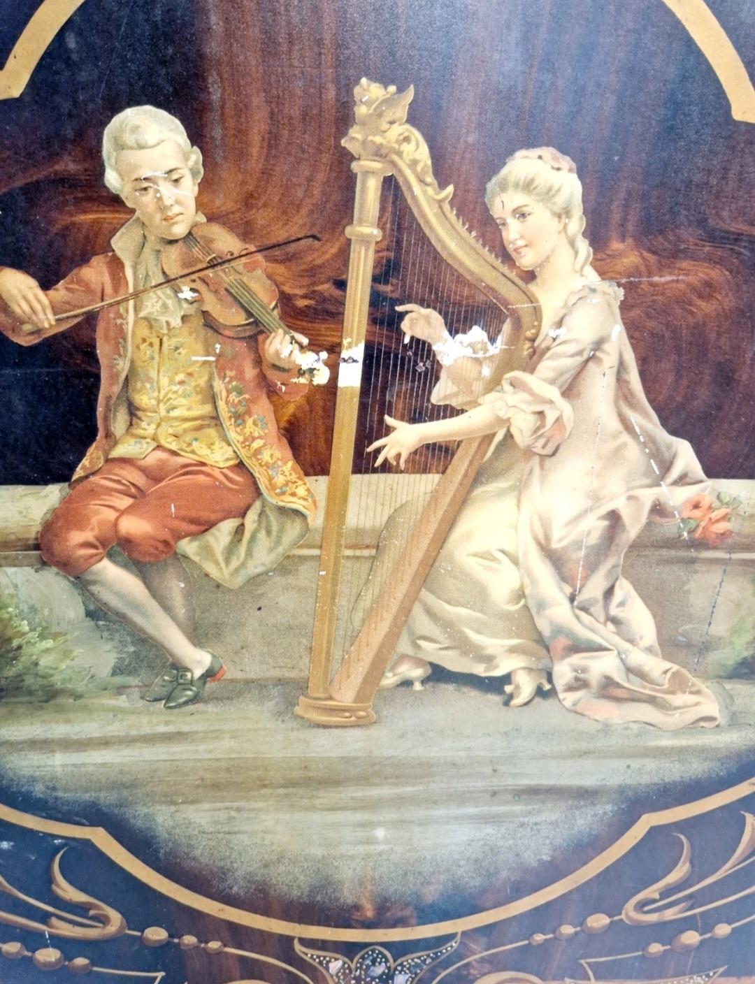 Ancien Lit Italien Napoléon III Période Fer Double Taille en vente 1