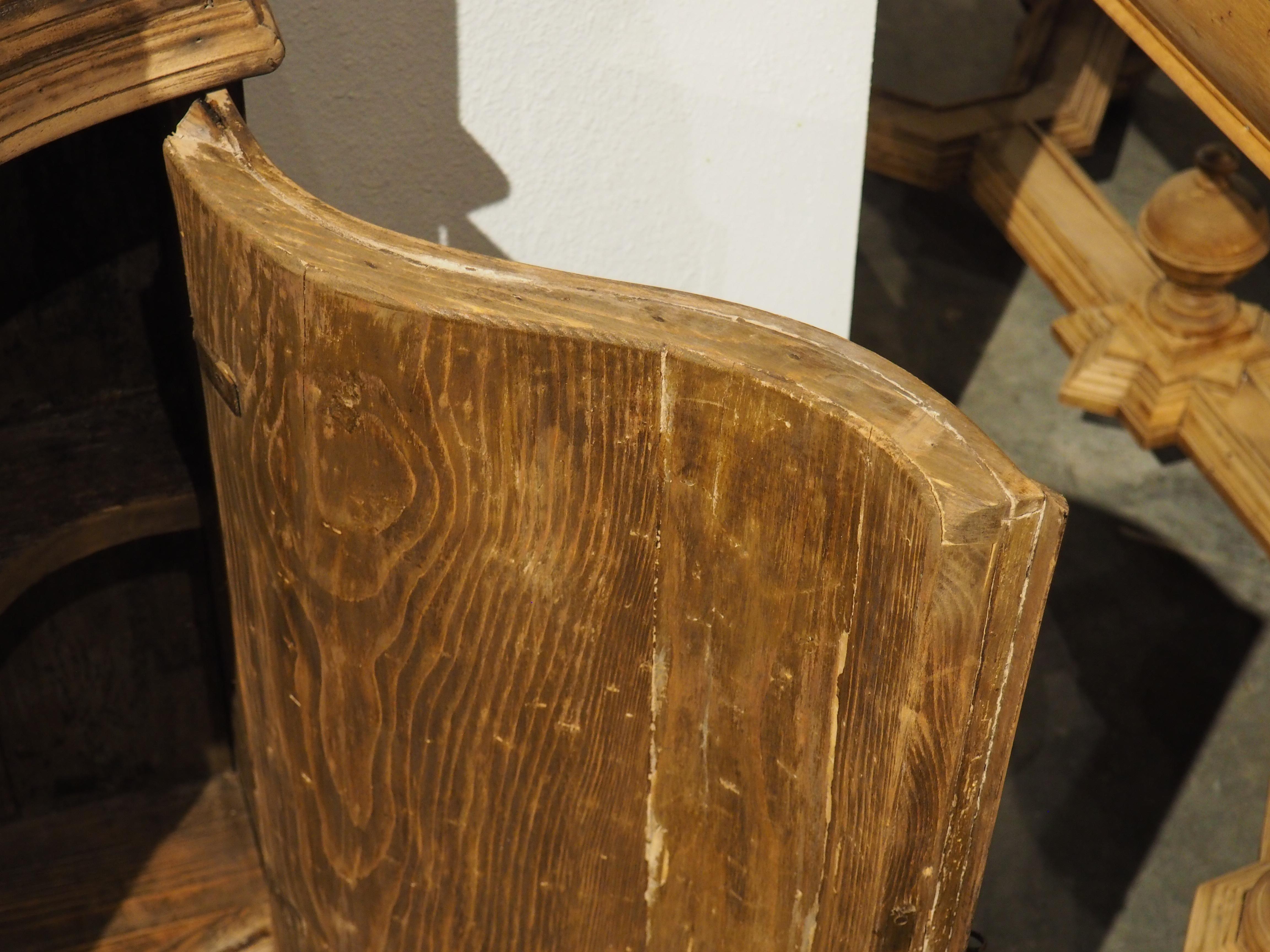Ancienne crédence italienne en noyer blanchi, 19e siècle en vente 10