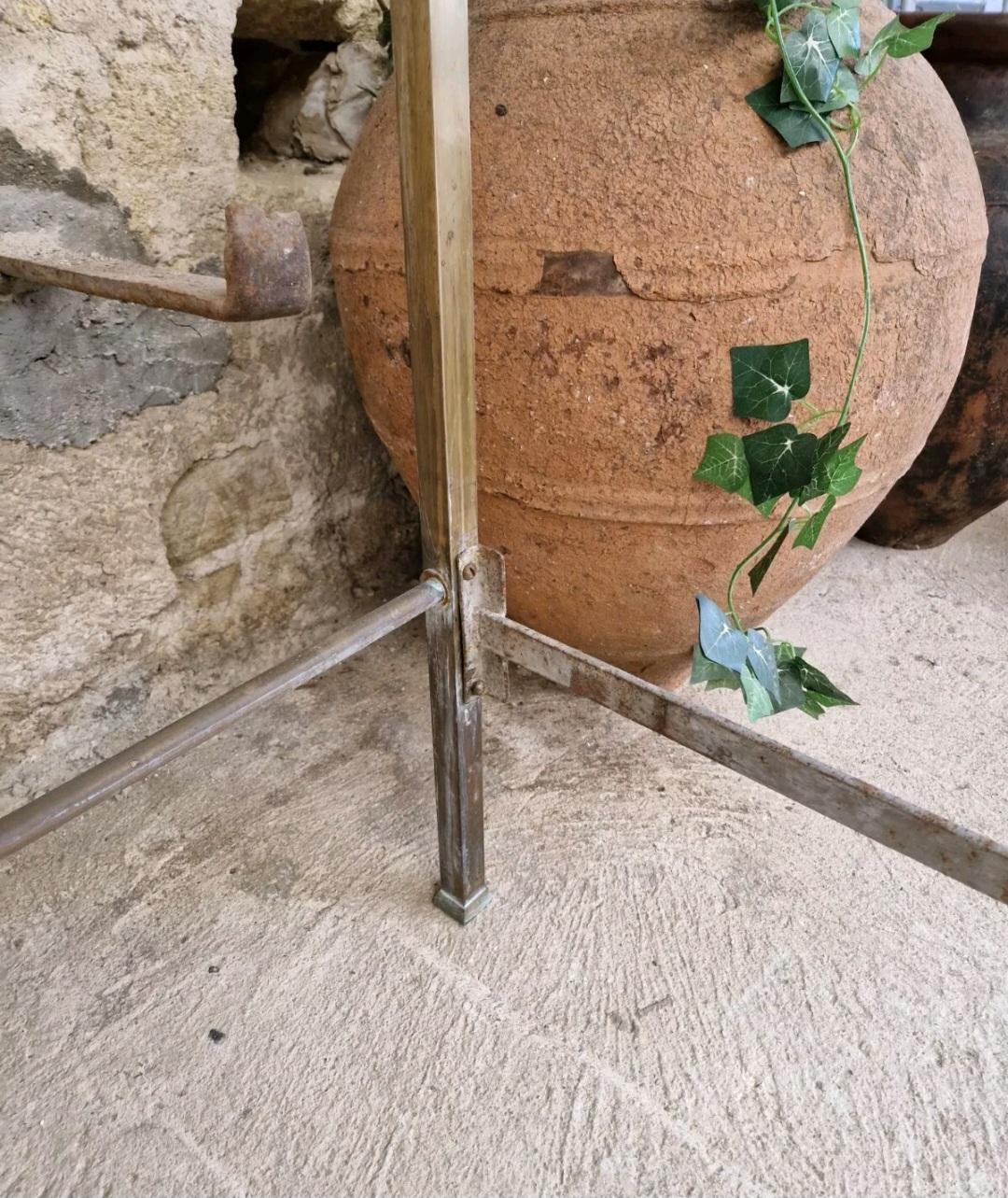 20ième siècle Lit italien ancien en laiton de la période Art nouveau en vente