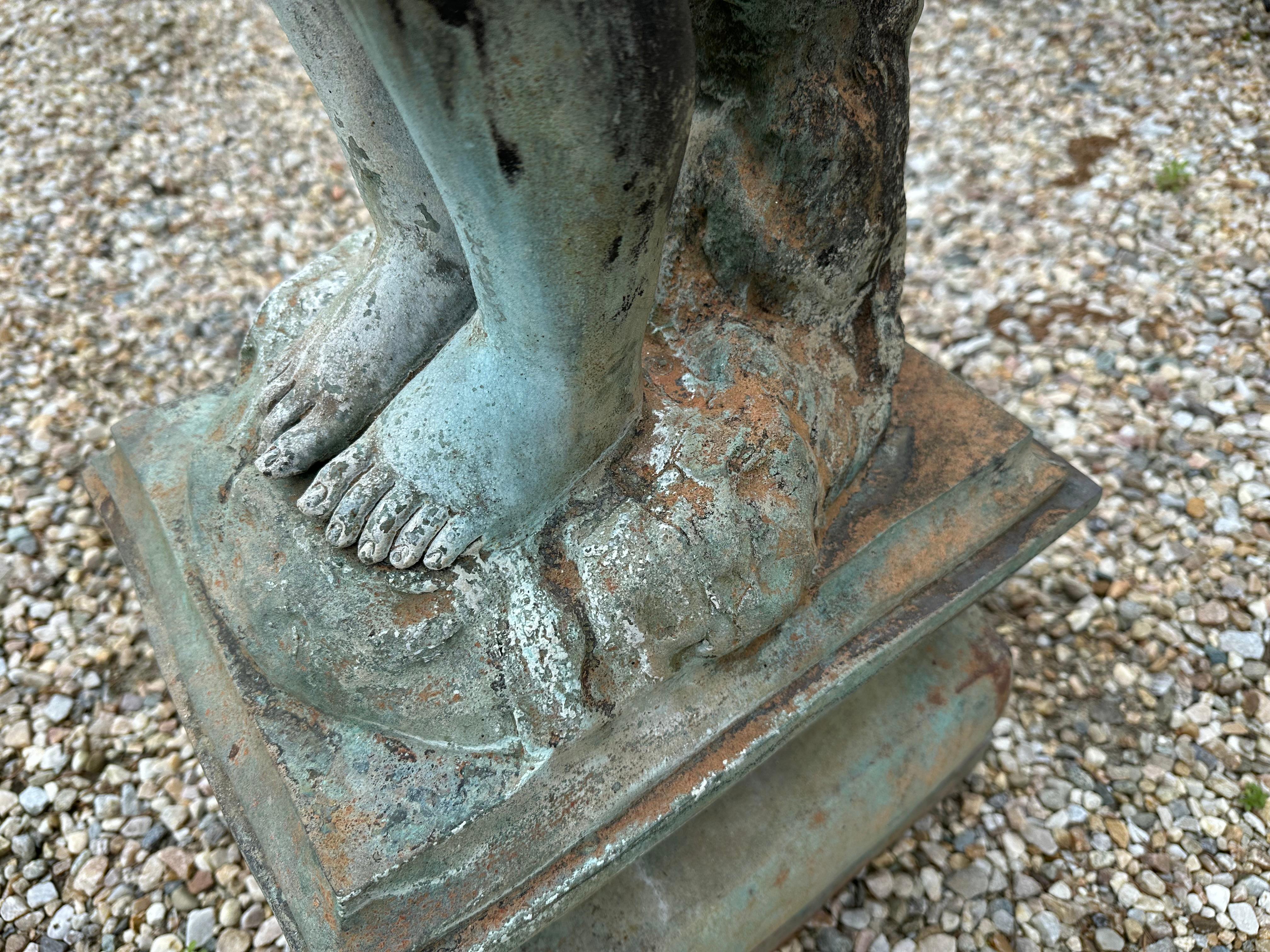 Antica fontana o vasca per uccelli in bronzo italiano in vendita 7