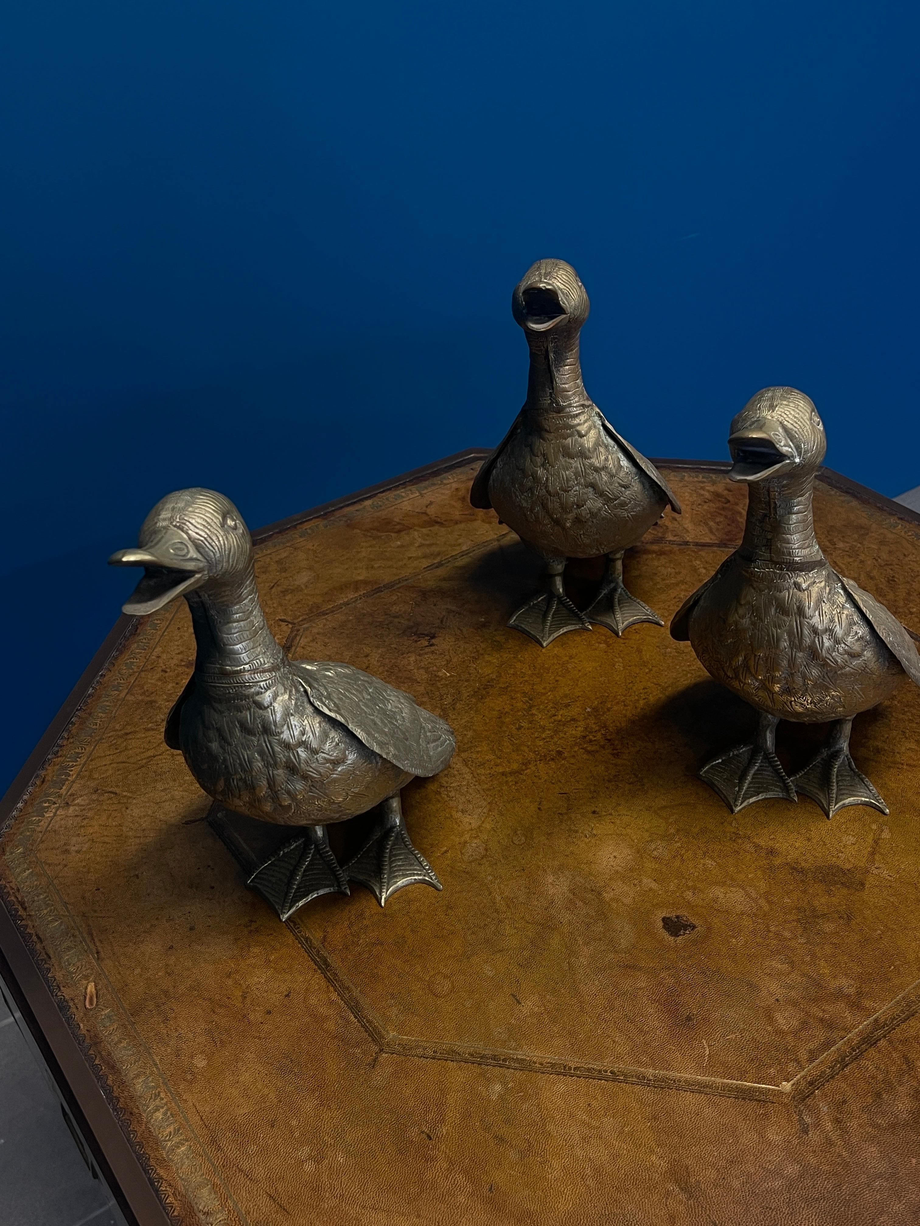 Antique italian bronze duck in the style of Mauro Manetti 