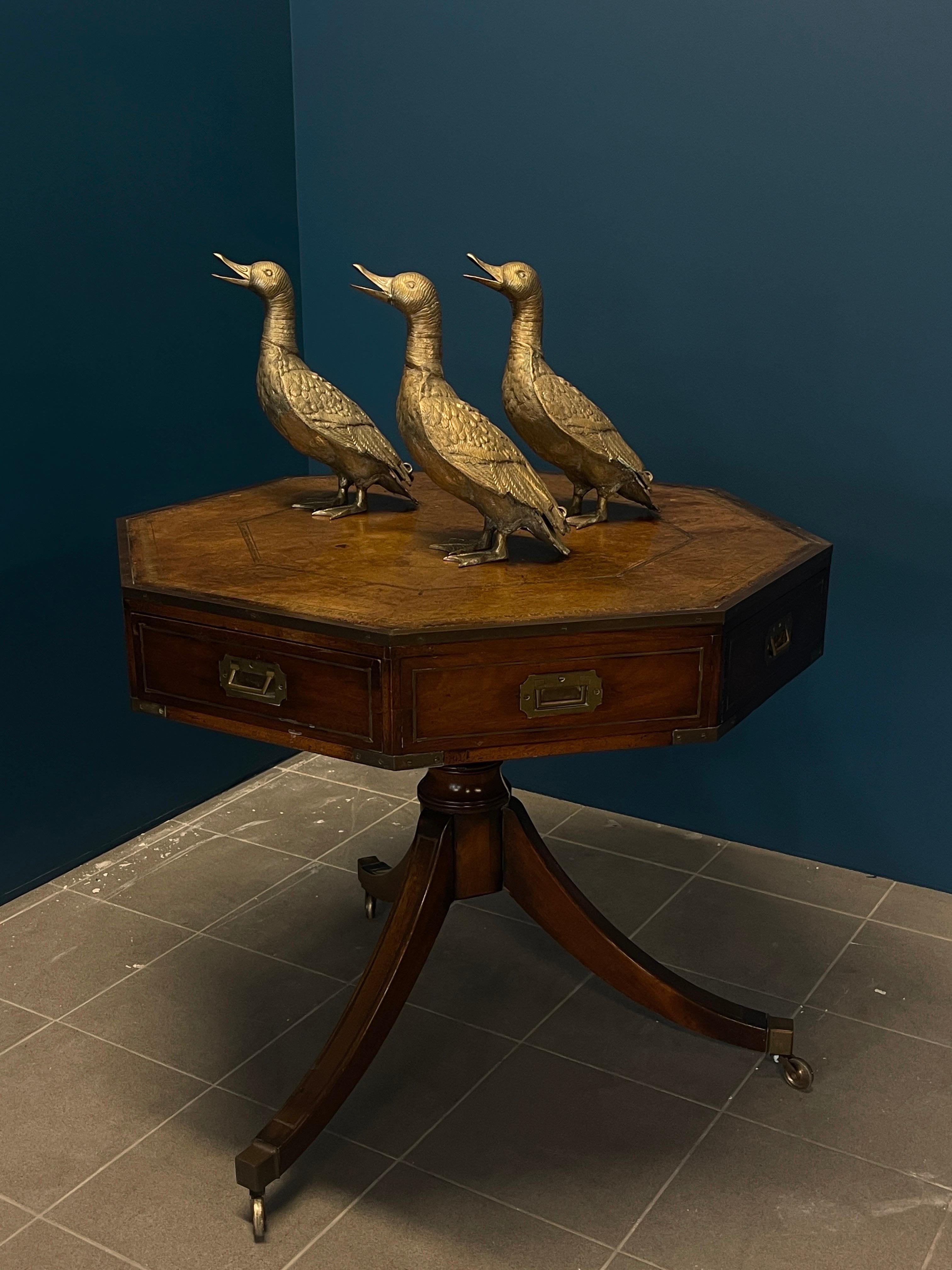 Bronze Antique italian bronze duck For Sale