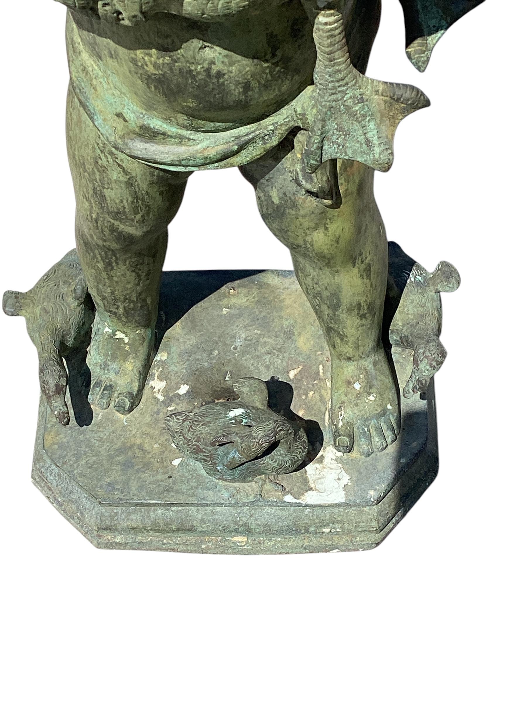 Inizio XX secolo Fontana antica in bronzo italiano in vendita