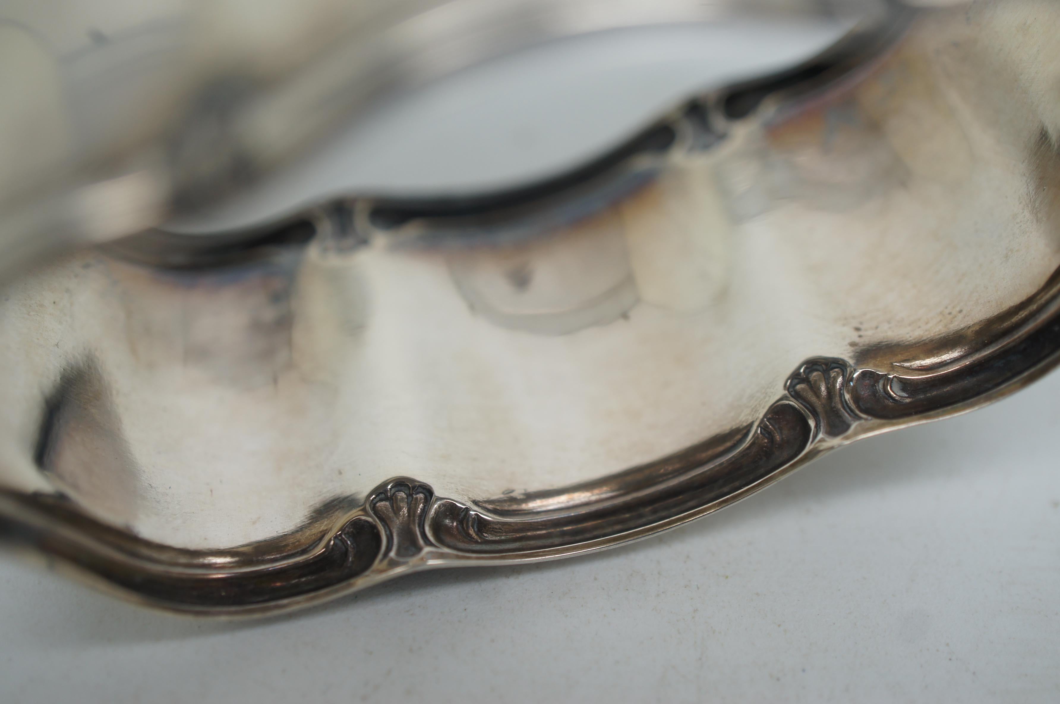 Antique Italian Buccellati Sterling Silver 925 Napkin Ring Monogram D 25g 2