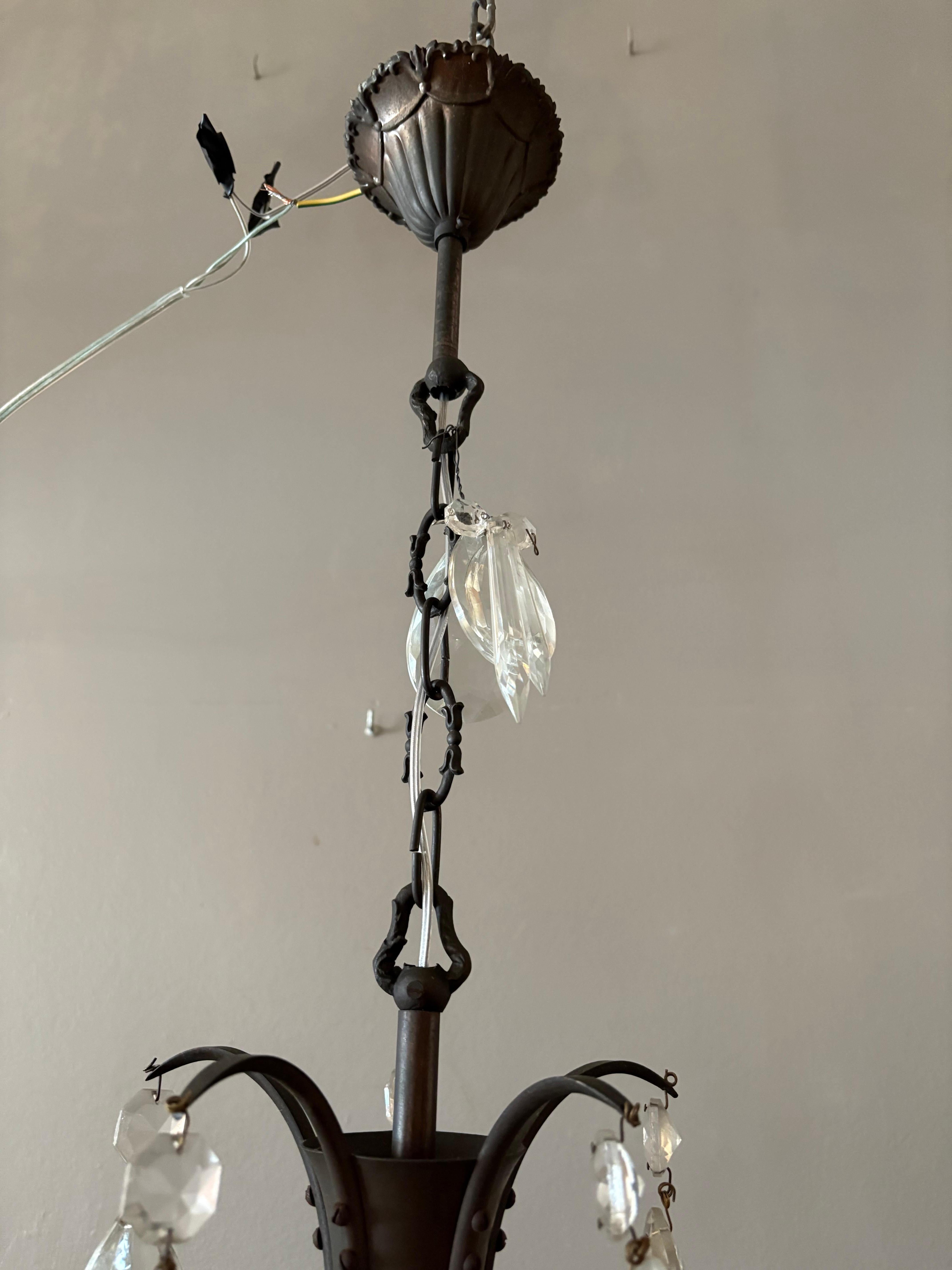 Lustre italien ancien à cage en vente 3