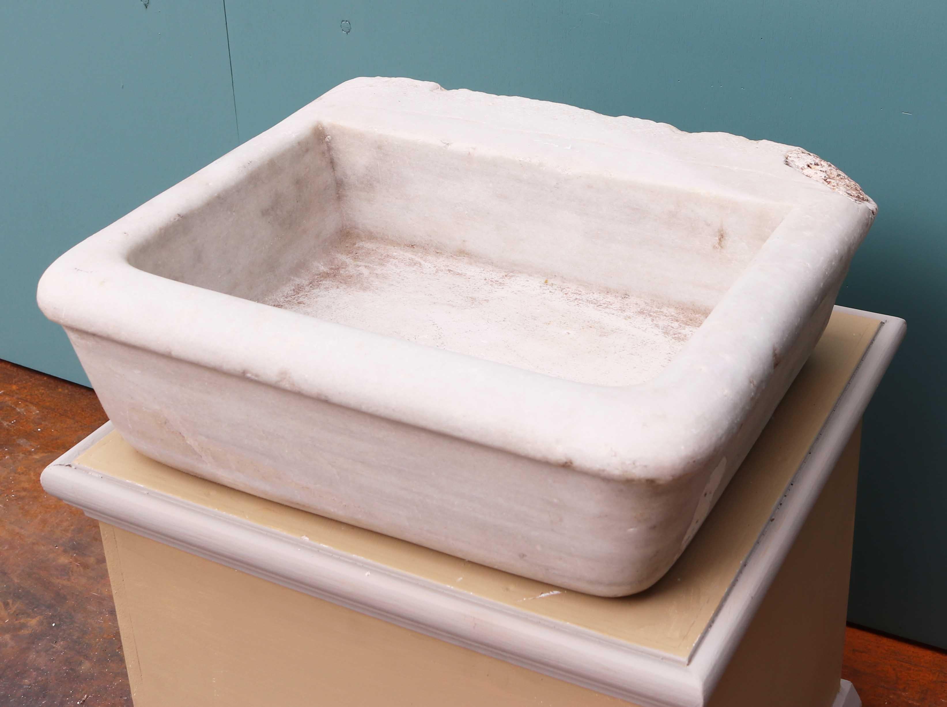 antique marble basin