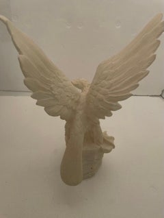 Antique Italian Carved Eagle Sculpture