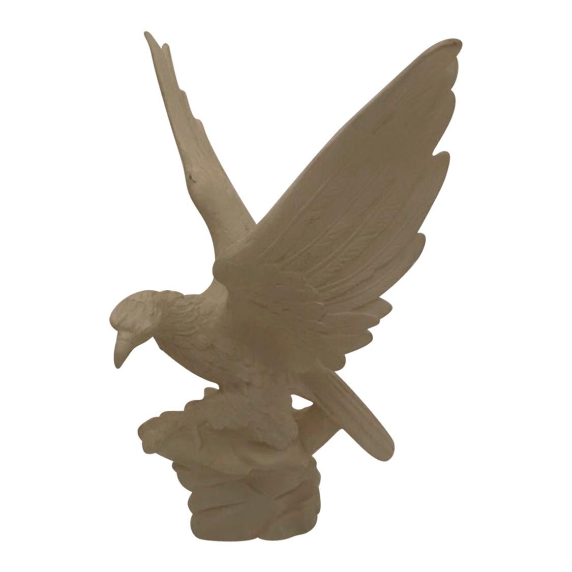 Sculpture italienne ancienne d'aigle sculpté