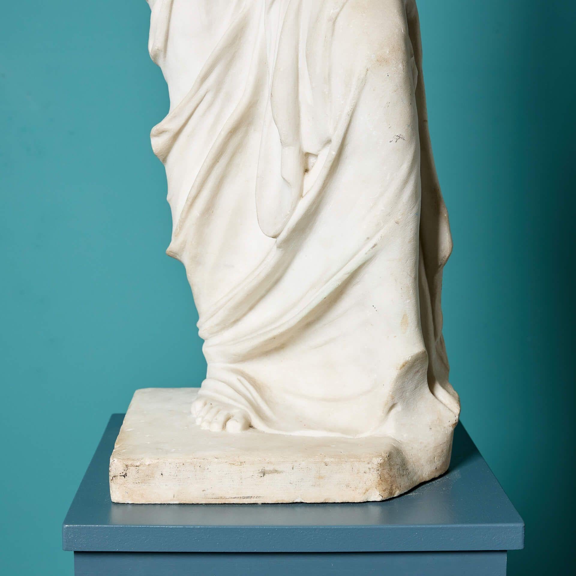 XIXe siècle Ancienne sculpture italienne de Vénus de Milo en vente