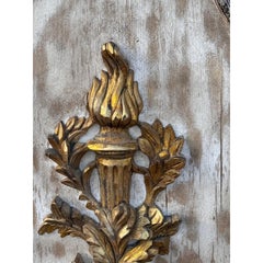 Antique Italian Carved Wall Panel