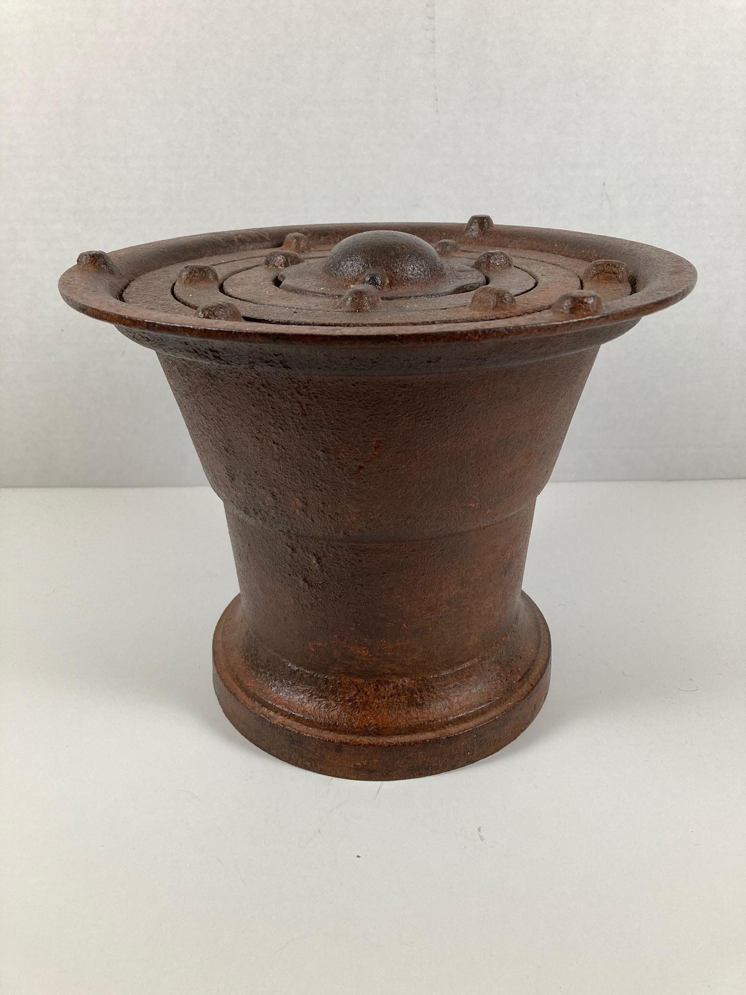 antique cast iron grill