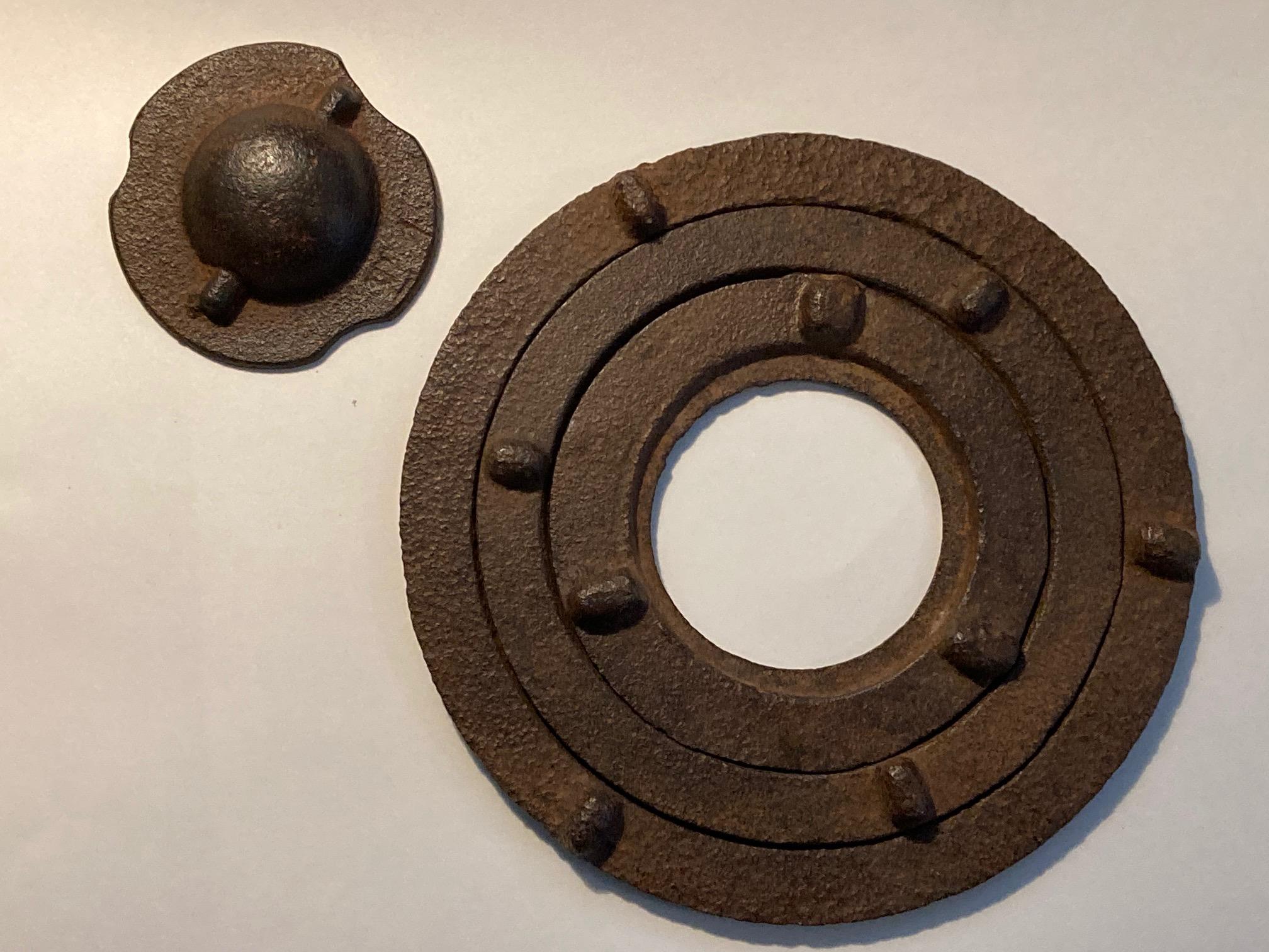Antique Italian Cast Iron Cooking Grill 1