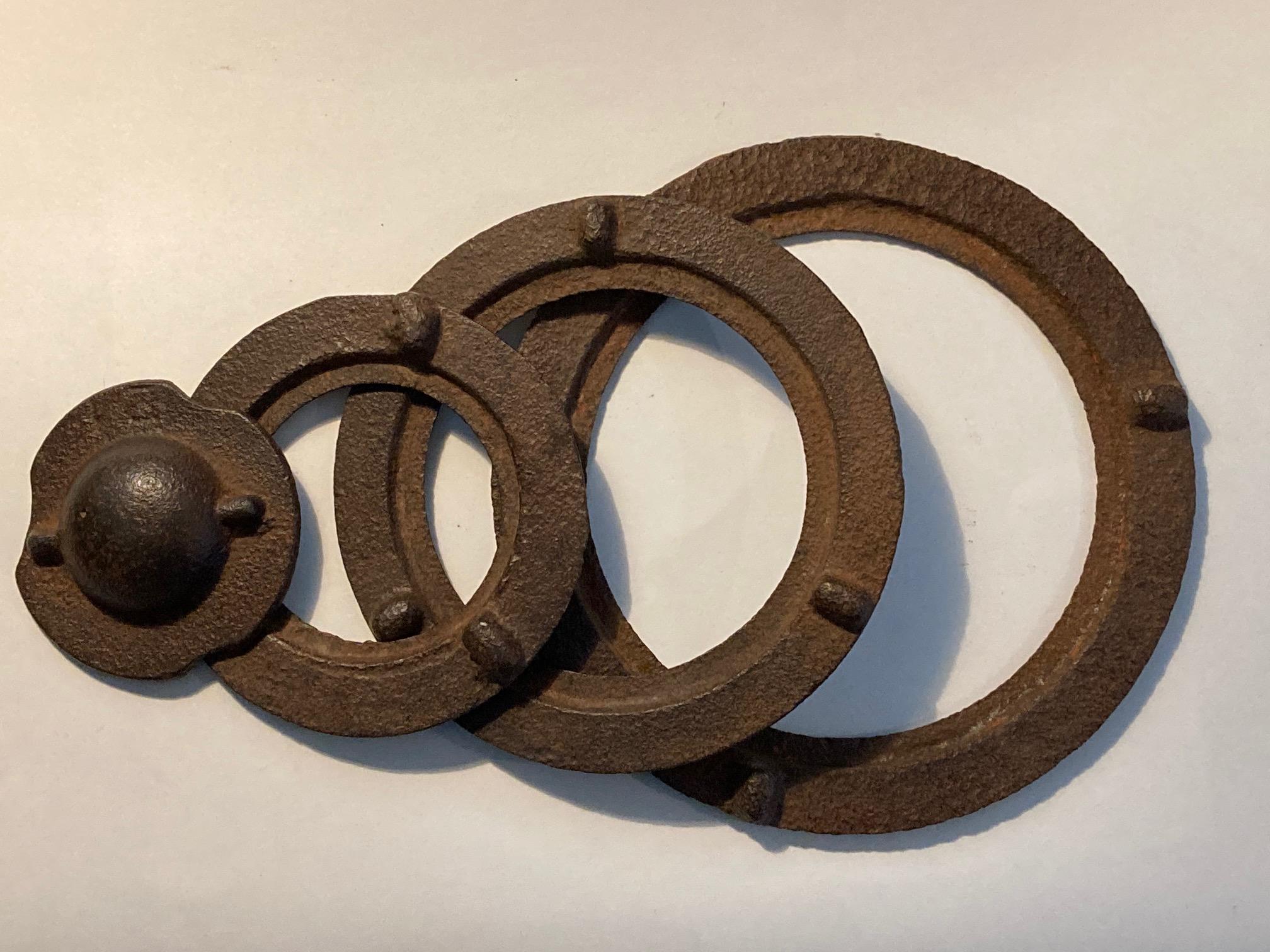 Antique Italian Cast Iron Cooking Grill 2