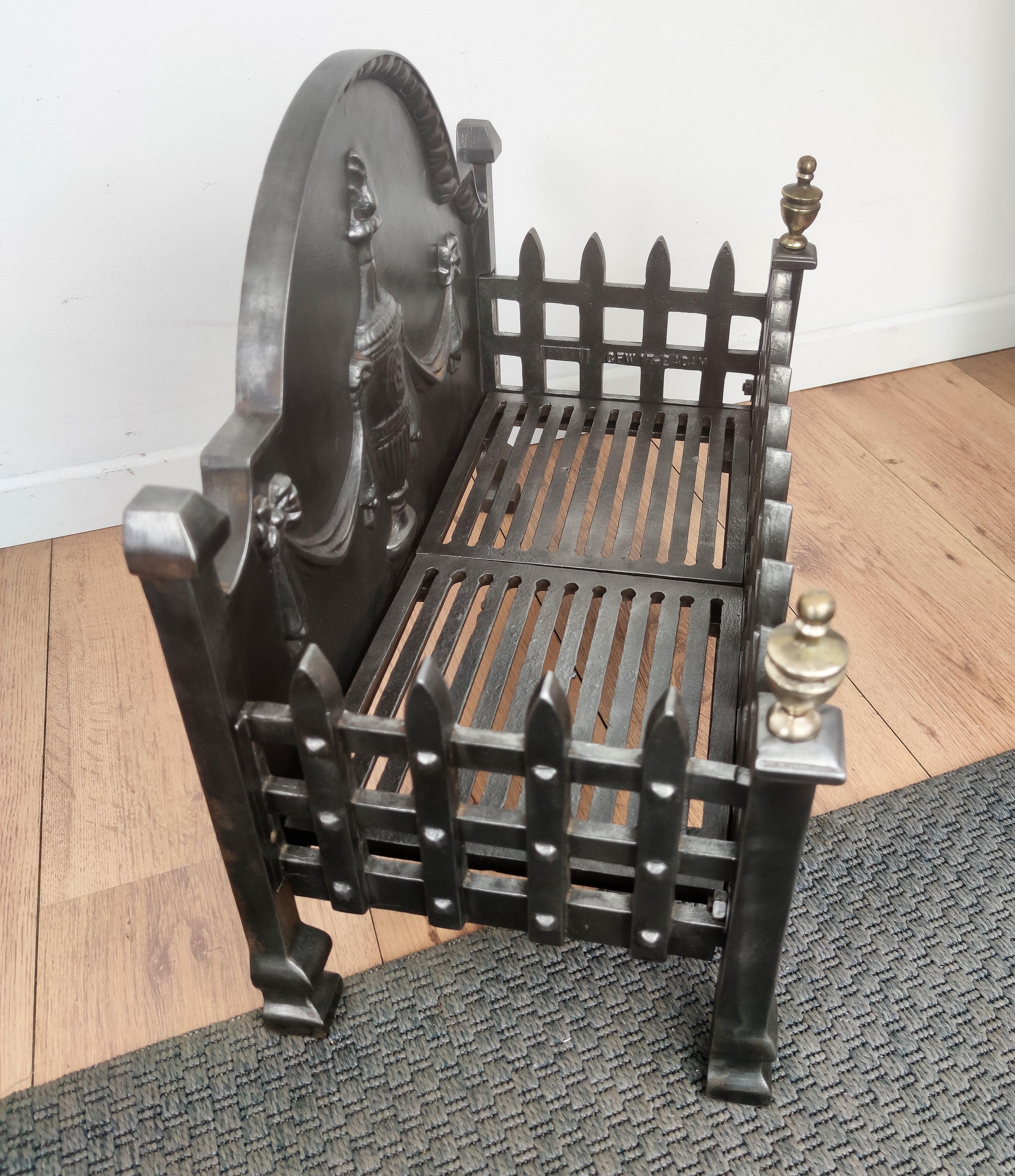 antique cast iron log holder