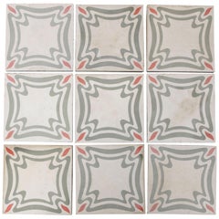 Antique Italian Cement Tiles 19.8 M2