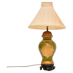 Antique Italian Ceramic Table Lamp