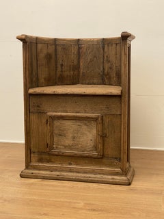 Antique Italian Chair in a bleached Oak