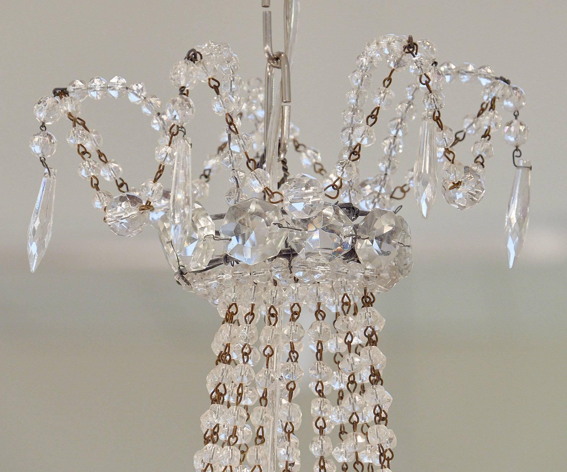 antique italian crystal chandelier