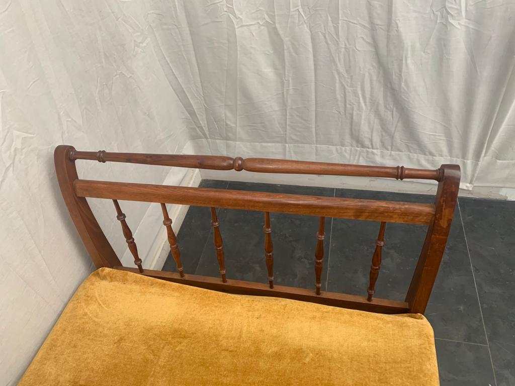 Antique Italian Cherrywood Sofa For Sale 1