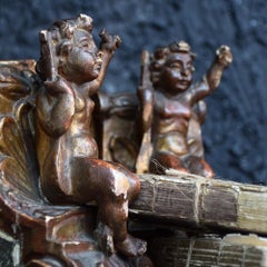 Antique Italian Cherub Bookends