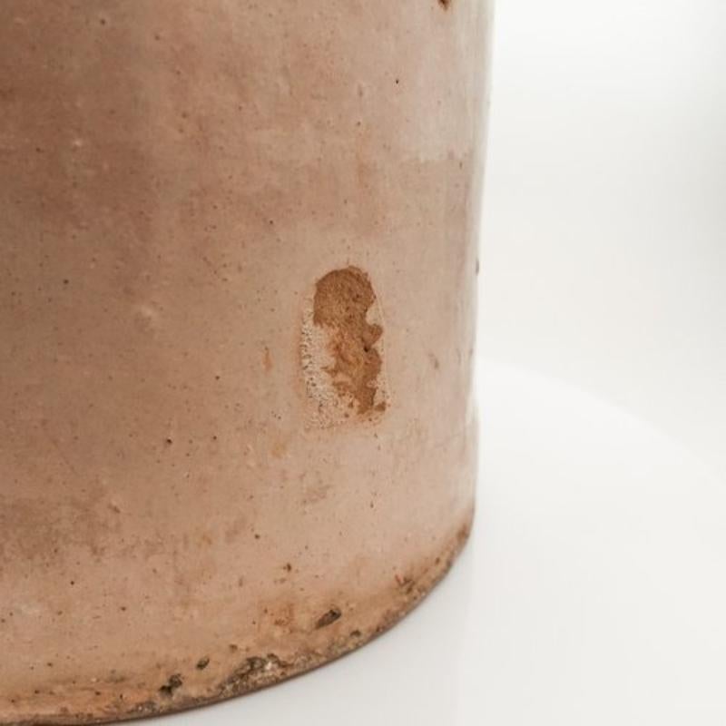 Porcelain Antique Italian Chiminea Preserve Pot