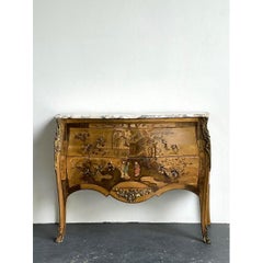 Antique Italian Chinoiserie Style Commode