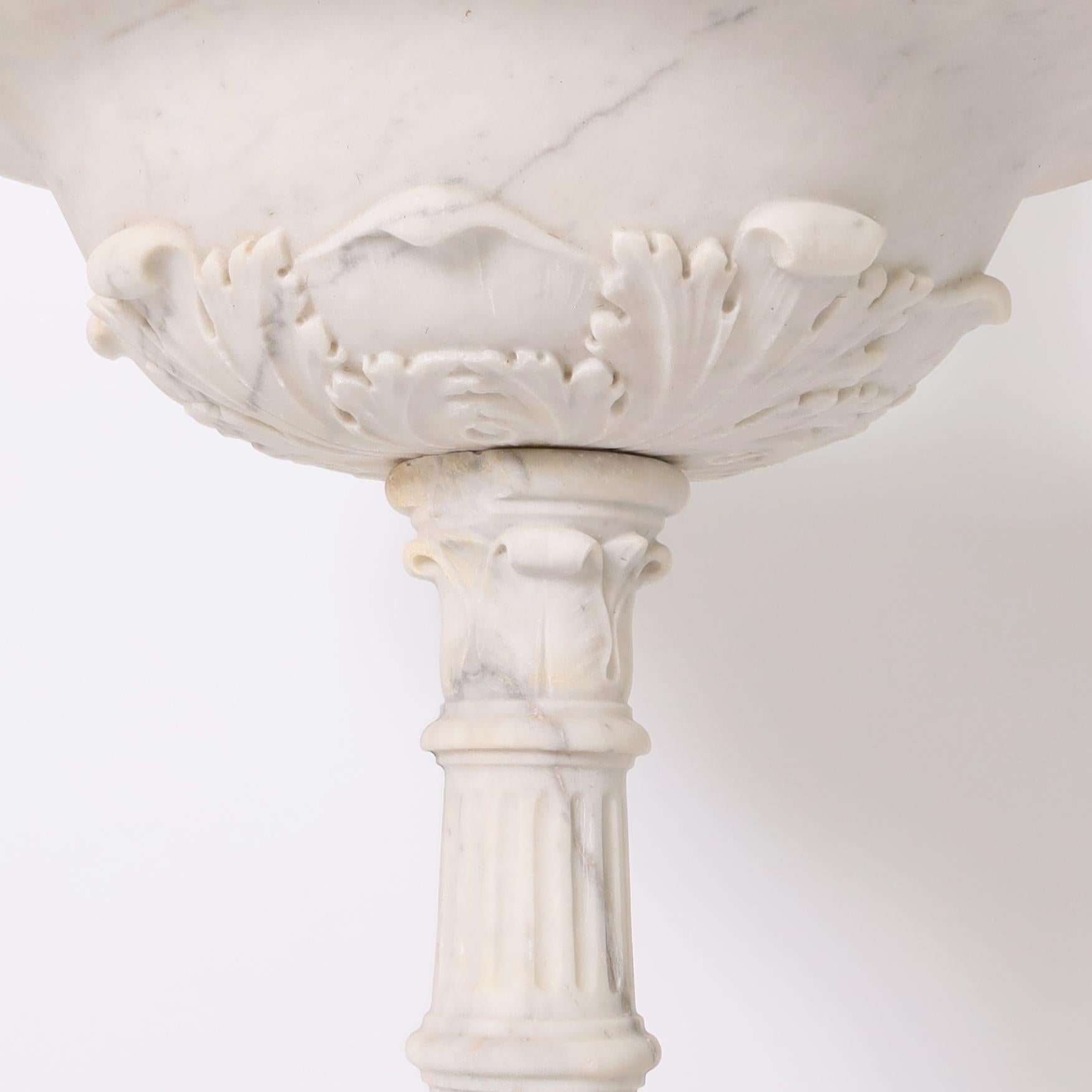 Ancienne fontaine italienne classique en marbre Bon état - En vente à Palm Beach, FL