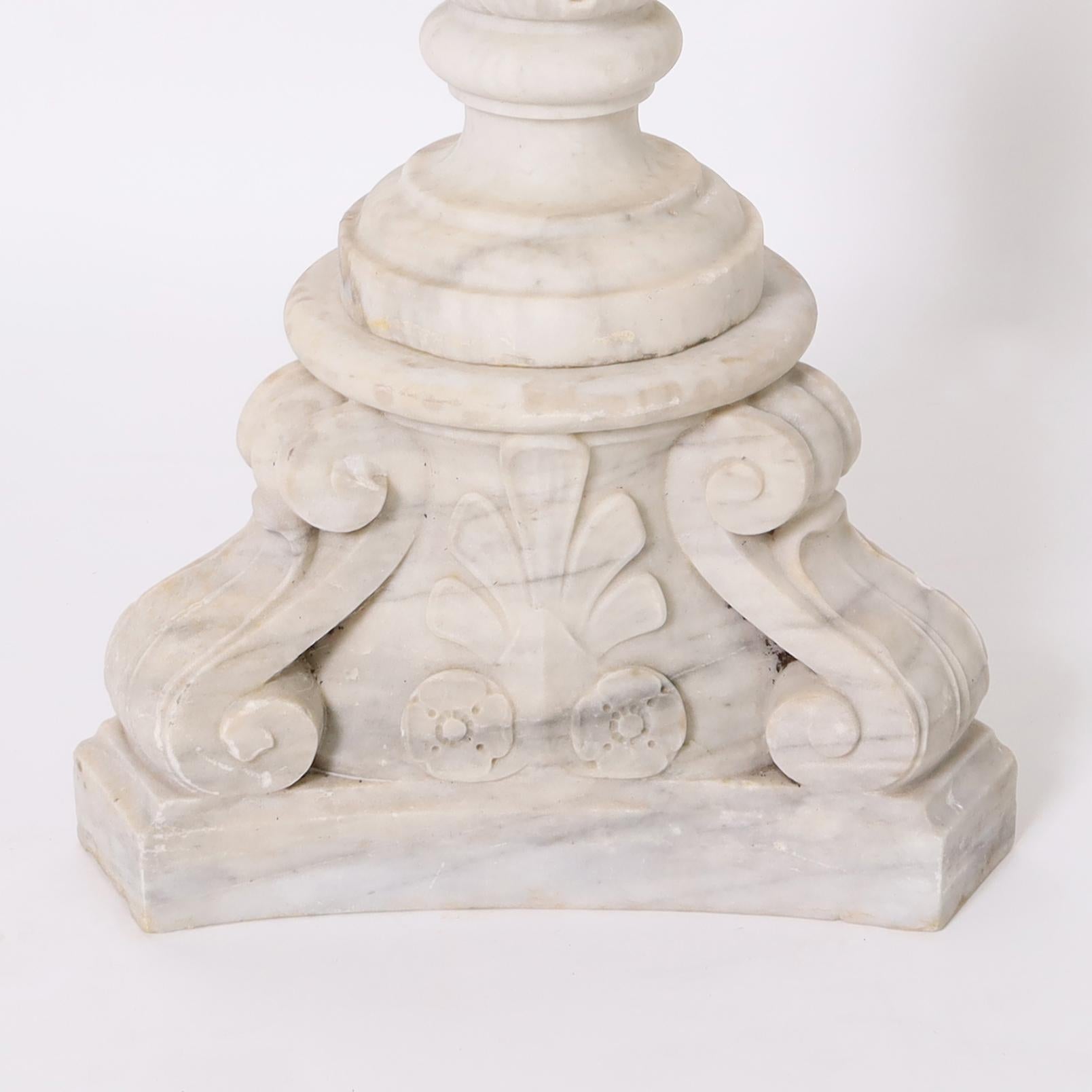 Ancienne fontaine italienne classique en marbre en vente 1