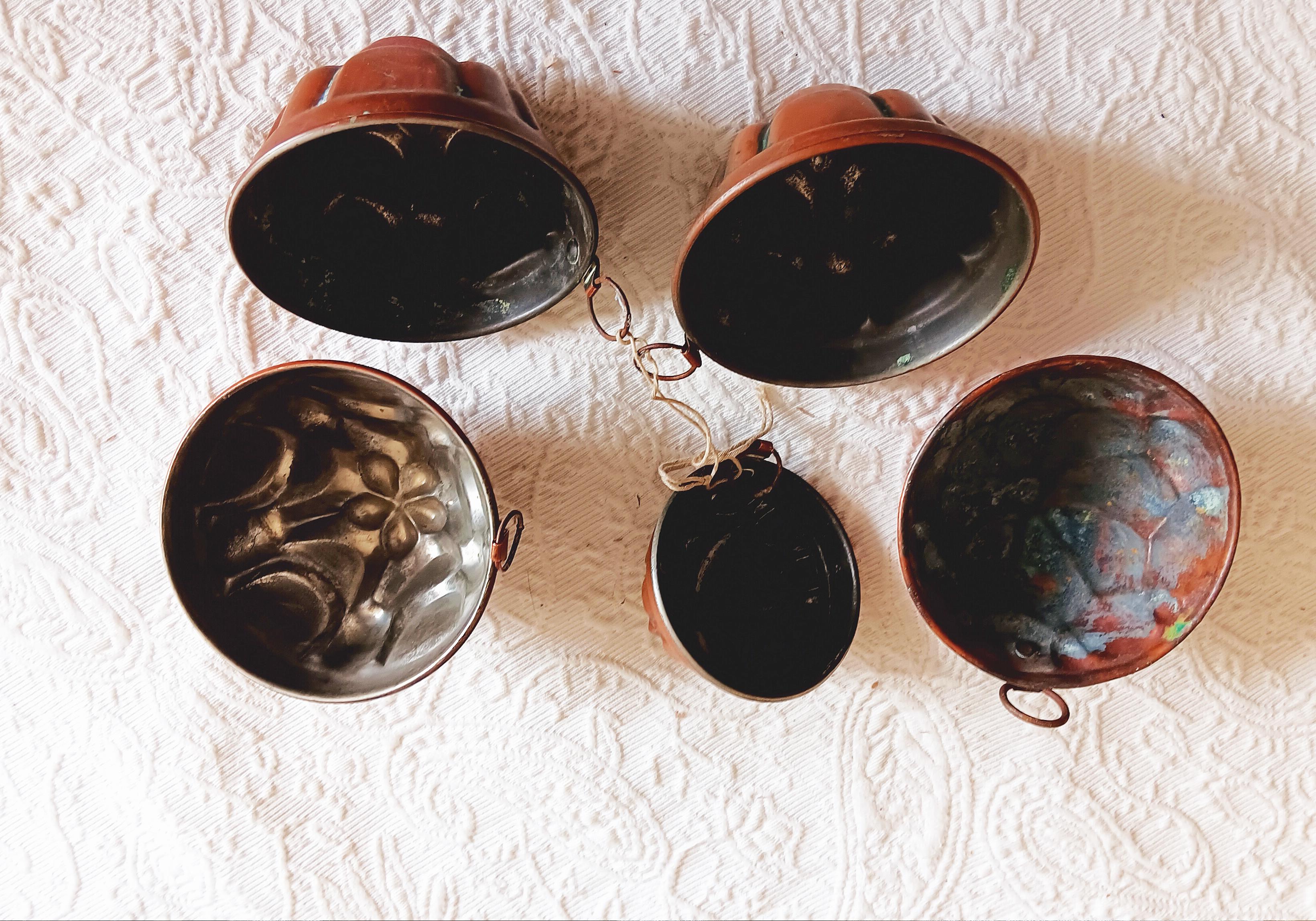 Antiguo Tonelero Italiano Molls Decoración de Pared  para Cocina Lote de 5 De campo en venta