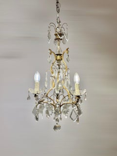 Antique Italian Crystal Chandelier