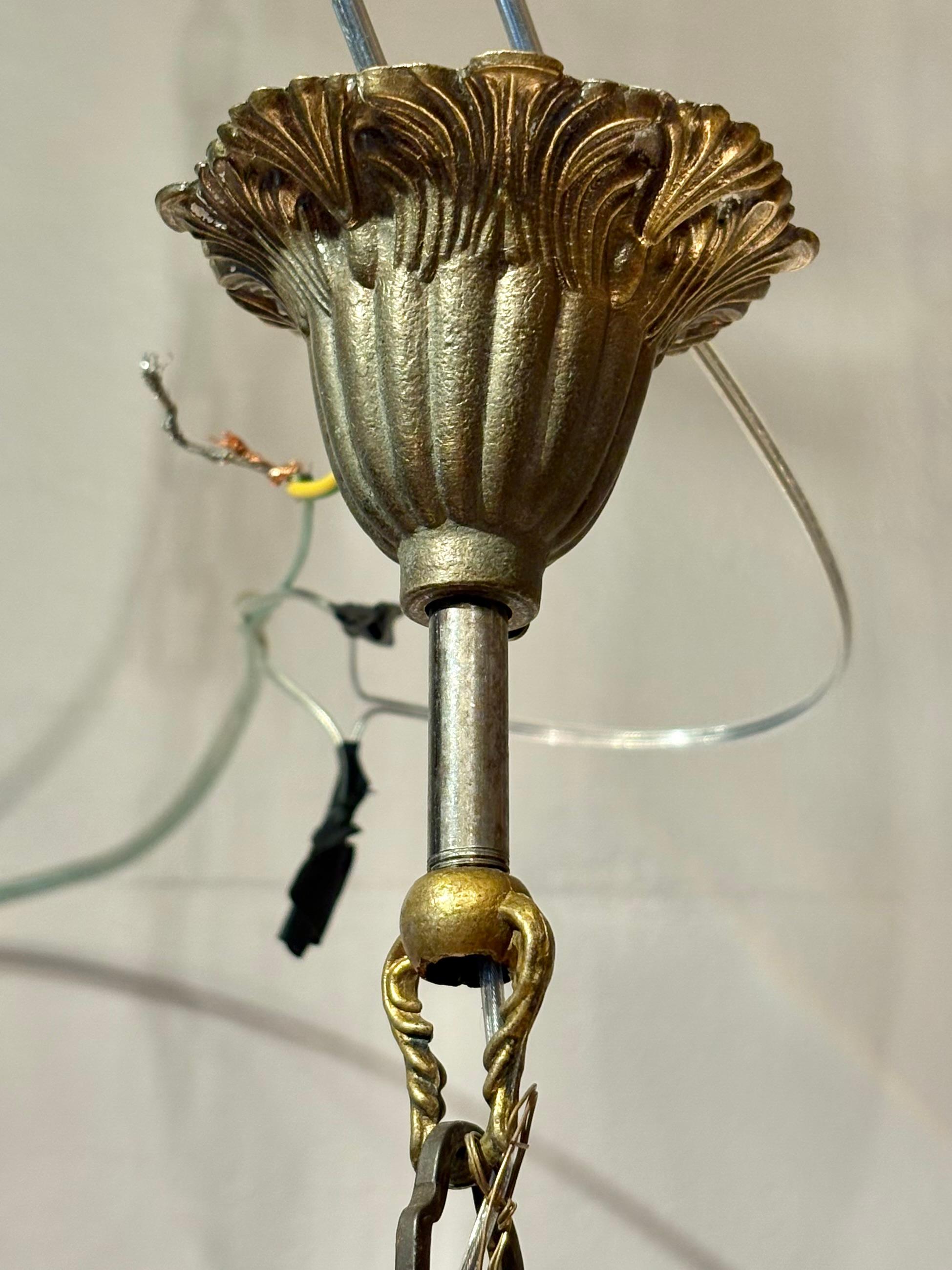 Antique Italian Crystal Chandelier For Sale 3