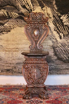 Antique Italian escabelle