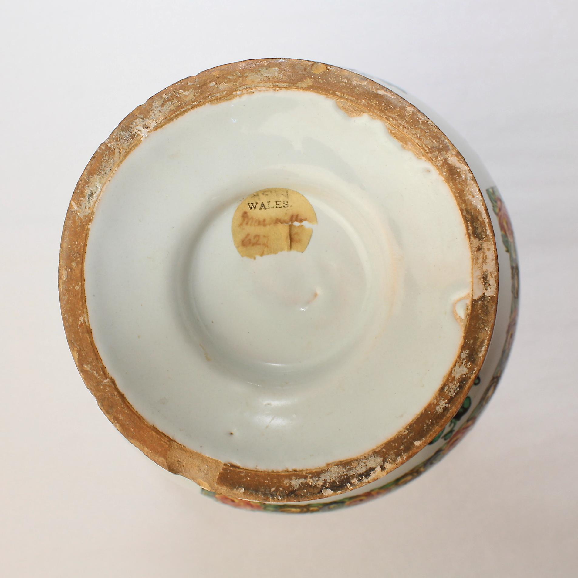 Antique Italian Faience Pottery Apothecary Semi d' Agnocasto Drug Jar For Sale 1