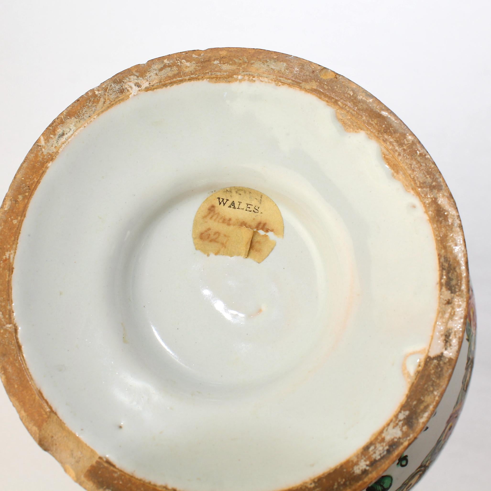 Antique Italian Faience Pottery Apothecary Semi d' Agnocasto Drug Jar For Sale 2