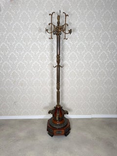 Antique Italian Figural Coat Rack Stand, Neoclassical Style