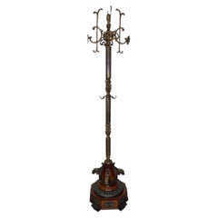 Antique Italian Figural Coat Rack Stand, Neoclassical Style