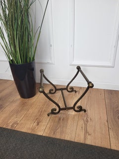 Antique Italian Fireplace Log Holder