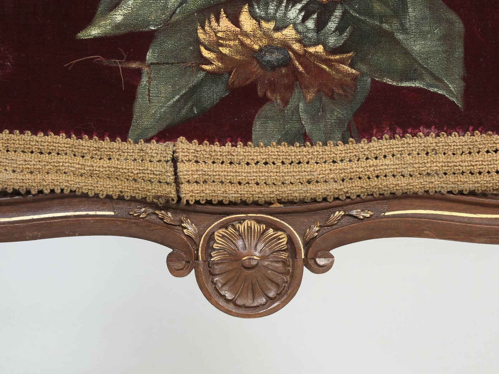 Antique Italian Fireplace Screen and Part of a Huge Parlor Suite 6