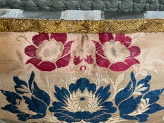 Antique Italian Floral Pillow