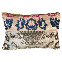 Antique Italian Floral Pillow 