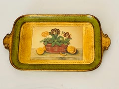 Antique Italian Florentine Vietri Gilded Wood Tray