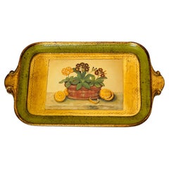 Antique Italian Florentine Vietri Gilded Wood Tray