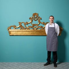 Antique Italian Gilded Carved Panel