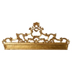 Antique Italian Gilded Carved Panel