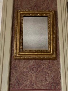 Antique Italian Gilt Framed Bronze Mirror