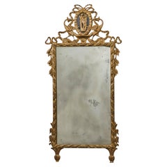 Antiker italienischer Gilt-Holz-Mirro